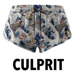 Culprit Shark Bait Swim Shorts Extra Extra Large Plus Size